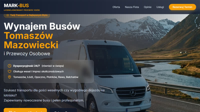Mark-Bus — Wynajem Busów